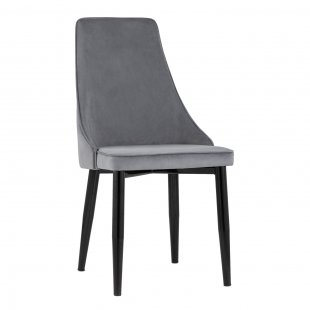 Chair Largo velour gray