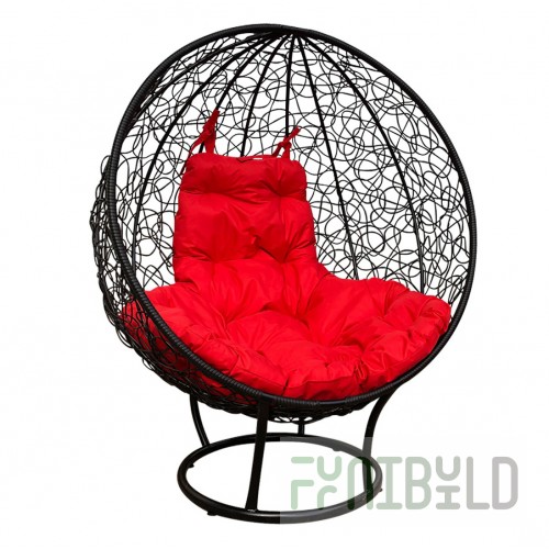 Standing chair "Round" with rattan