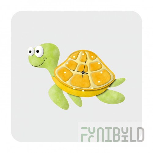 Wall clock Turtle