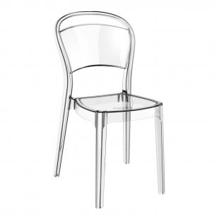 Chair plastic Bo, transparent