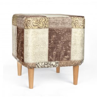 Pouf Azimuth Liberica beech