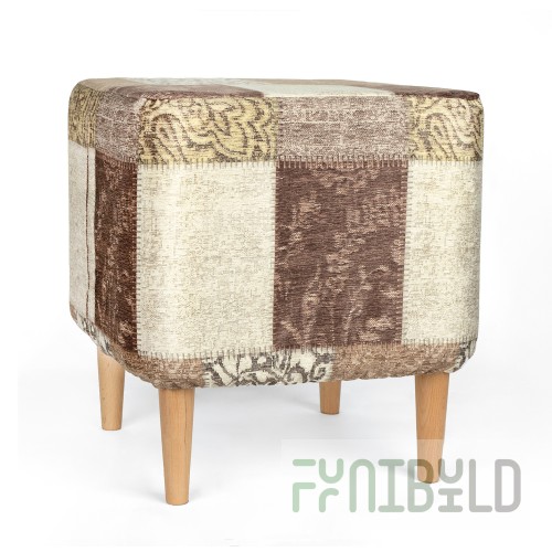 Pouf Azimuth Liberica beech