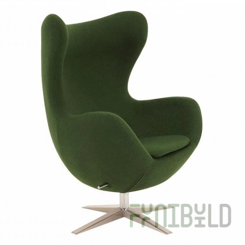 Egg chair, green