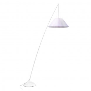 Campanula white floor lamp