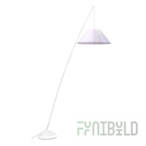 Campanula white floor lamp