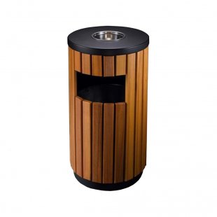 Street urn 9457 wood