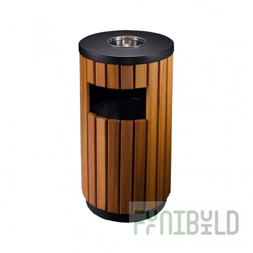 Street urn 9457 wood