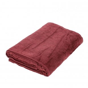 Terry sheet burgundy