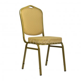 Chair Hit 20mm - gold, beige rhombus