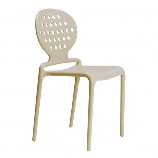 Plastic chair Colette, Tortora