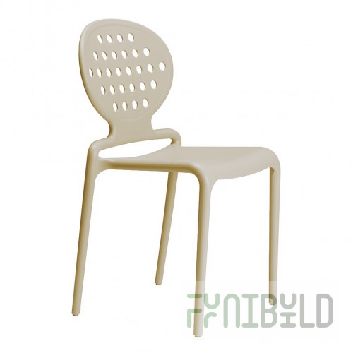 Plastic chair Colette, Tortora
