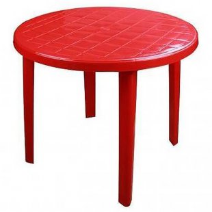 Round table Ostby red