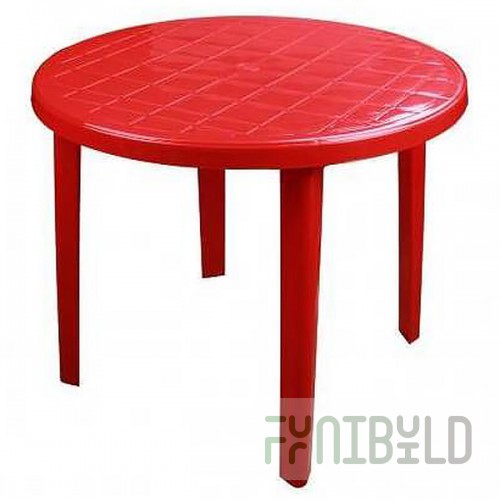 Round table Ostby red