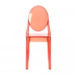Victoria Ghost Chair Red, Plastic