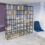 Room Divider Shelf 41