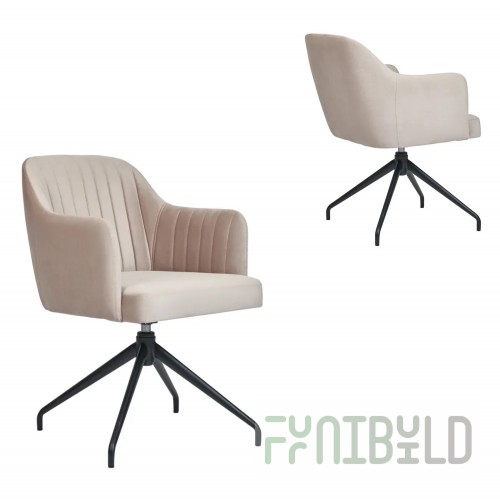 Tulip chair on a metal base