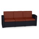 Three-seater rattan sofa LUX 3