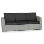 Three-seater rattan sofa LUX 3