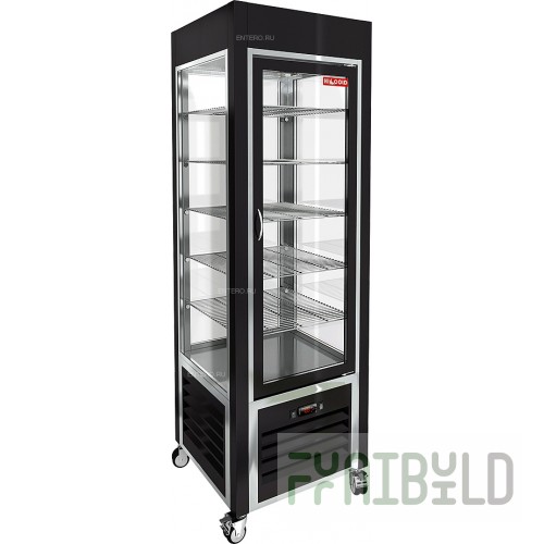 Pastry showcase HICOLD VRC 350 Black FR