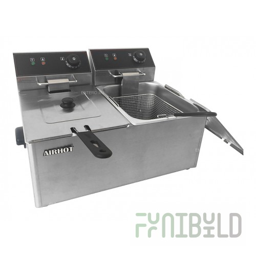 Airhot EF10+10 Deep Fryer