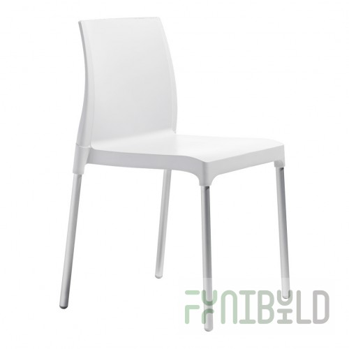 Plastic chair Chloe Chair Mon Amour, linen