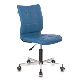 CH-330M chair without armrests, artificial leather blue