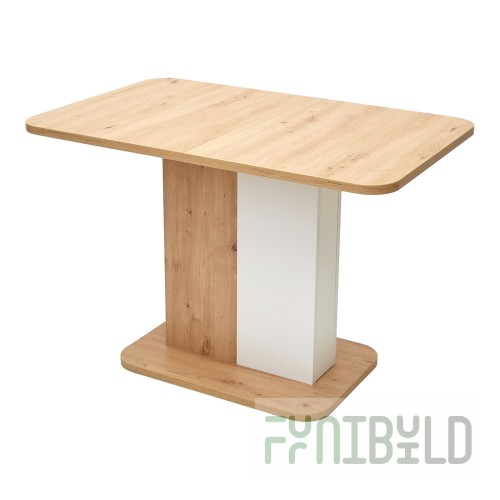 Table Next oak Artisan/White