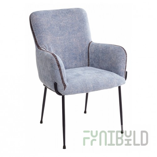 Motley chair, grey-blue