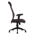 TopChairs Studio office chair, brown