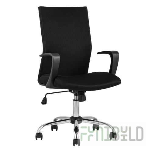 TopChairs Balance office chair, black