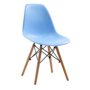 Eames chair blue