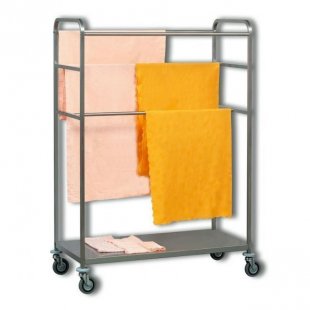 Stainless steel laundry cart, TP 32