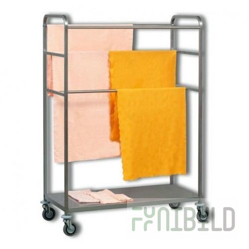 Stainless steel laundry cart, TP 32