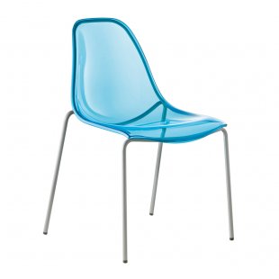 Plastic chair DayDream, blue