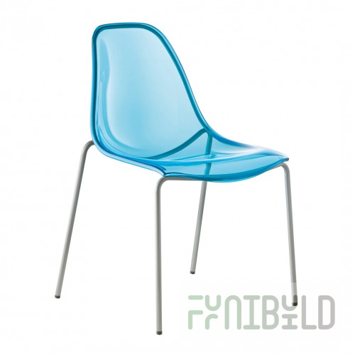 Plastic chair DayDream, blue