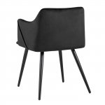Chair Monarch, black, black legs