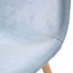 Bar stool Ankara blue/wood