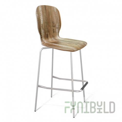 Detroit bar stool yukon oak