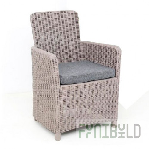 Artificial rattan chair OPTIMA beige