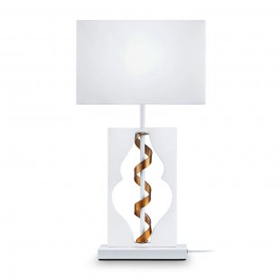 Table lamp Intreccio white