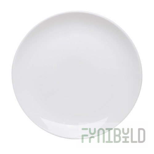 Deep dish without brim 305 in Royal White 3, 18