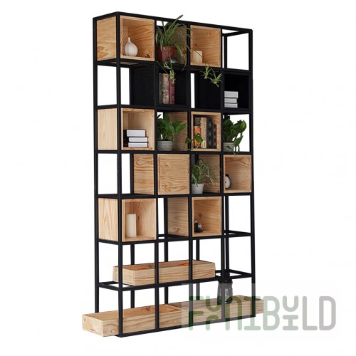 Room Divider Shelf 42