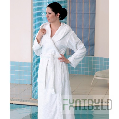 Women's Terry Robe with Hood
