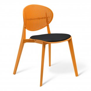 Calgary chair orange, black