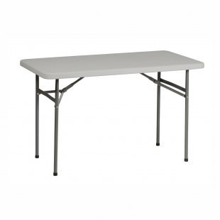 Table Victoria 120 gray, with folding base