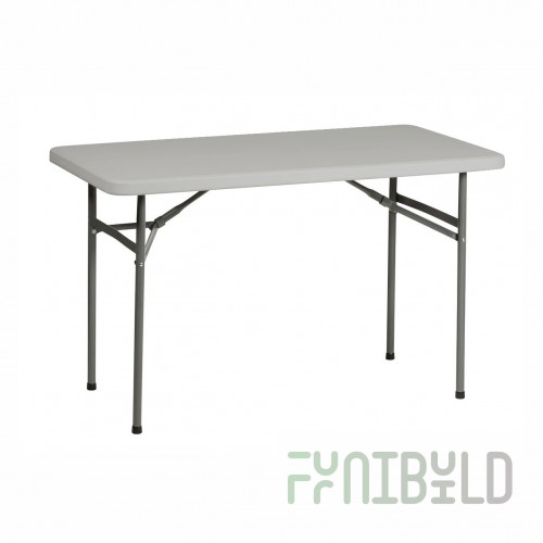 Table Victoria 120 gray, with folding base