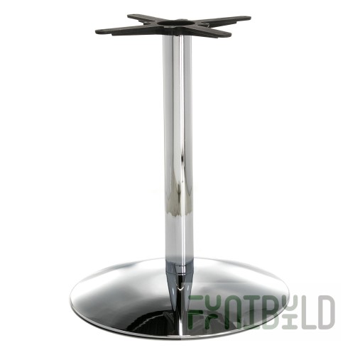 Chromed table base 0114