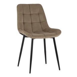 Chair Flex velor cappuccino