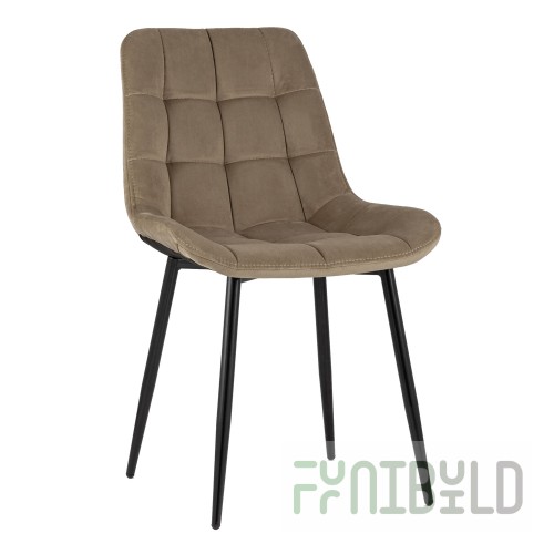 Chair Flex velor cappuccino