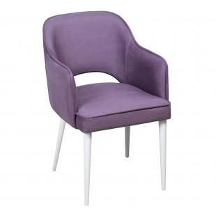 Chair Rose, lilac velor